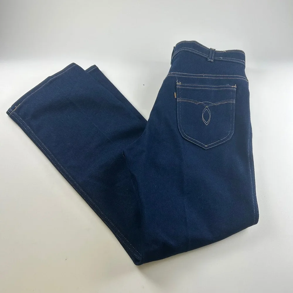 Levis For Men 34x30 VTG More Comfort Jeans Indigo Blue Orange Tab Dark Denim